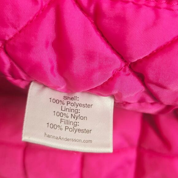 Hanna Anderson Beautiful Floral Pasley Multi Color GIRLS Winter Jacket Size 5 - Picture 7 of 8